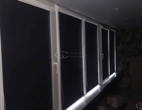 Рулонные шторы Блэкаут