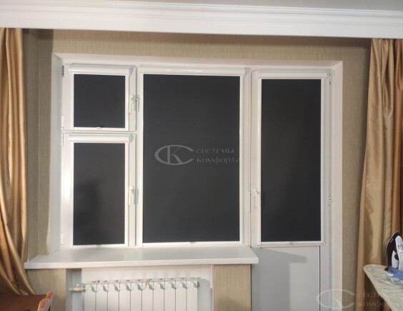 Рулонные шторы Блэкаут