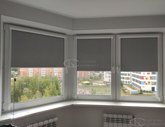 Портфолио кассетные рулонные шторы