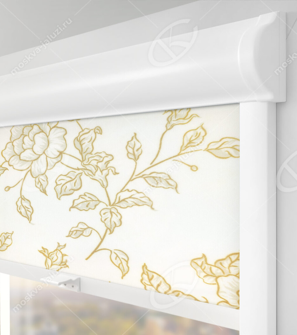 Китайская роза бежевый