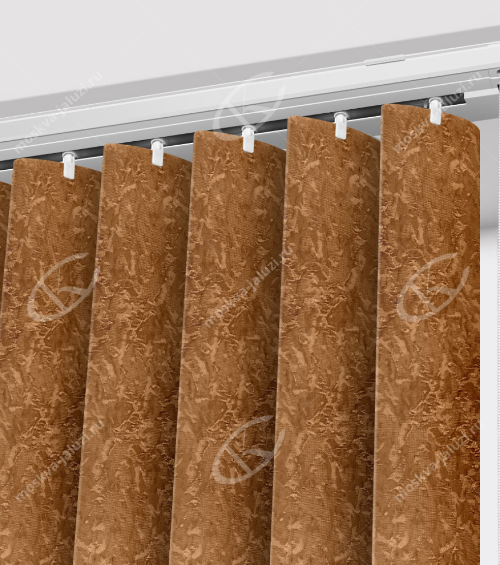 Шелк коричневый