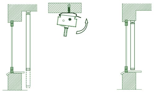 Монтаж вертикальных тканевых жалюзи